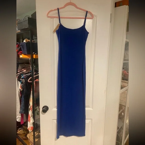 SKIMS Blue Midi Dress - Picture 6 of 10